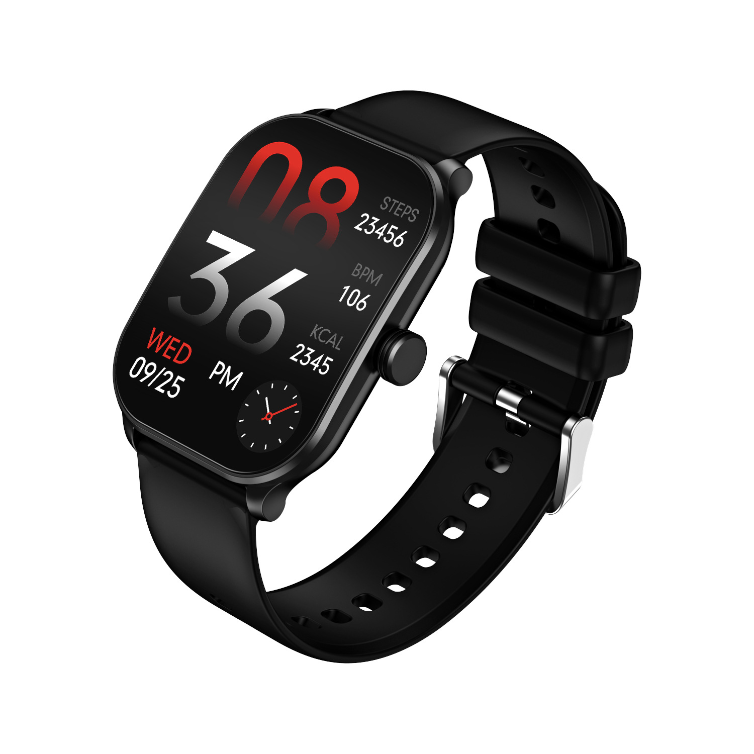 CY900 movimiento transfronterizo pedómetro inteligente monitoreo de frecuencia cardíaca Bluetooth llamada monitoreo de presión arterial reloj inteligente impermeable image 7