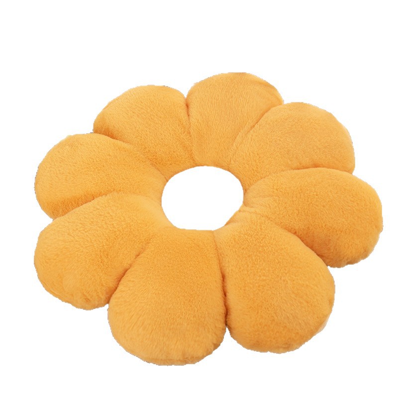 Ins lindo pétalo dormitorio cabecera almohada cojín sofá almohada cojín crema viento sol flor almohada ventanal