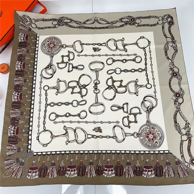 絲巾百搭春秋夏季90全滌方巾圍巾 女護頸韓國薄款小領巾氣質防曬