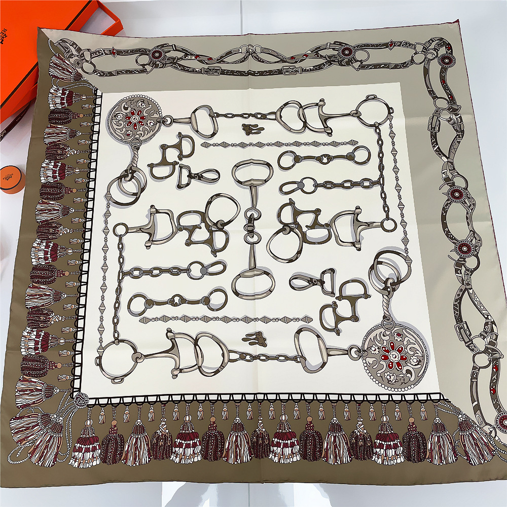 絲巾百搭春秋夏季90全滌方巾圍巾 女護頸韓國薄款小領巾氣質防曬