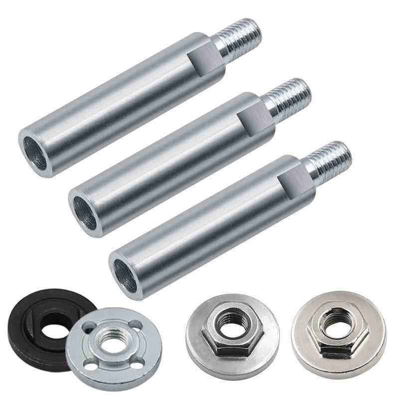 角磨机连接杆加长杆延长杆改装长轴螺丝轴转压板100型角磨机配件1