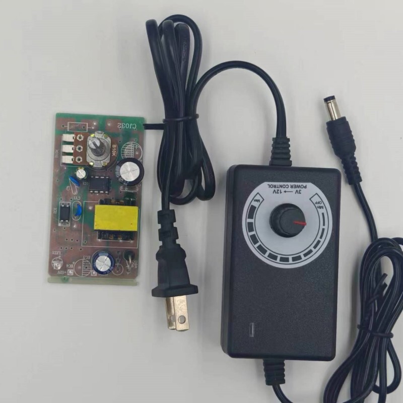 3-12V2A adjustable power water pump grinder motor led light box dimming power adapter 24W