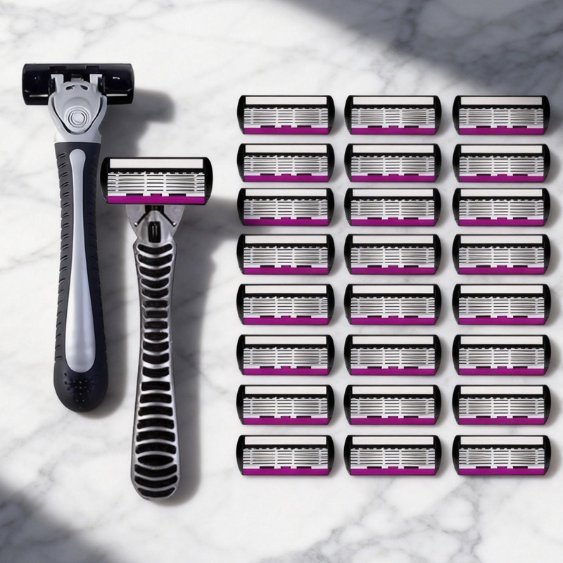 Cross-Border 6-Layer Multi-Blade Men's Manual Razor, Efficient Shaving Old-Fashioned Razor, Disposable Razor Cross-Border 6-Layer Multi-Blade Men's Manual Razor, Efficient Shaving Old-Fashioned Razor, Disposable Razor