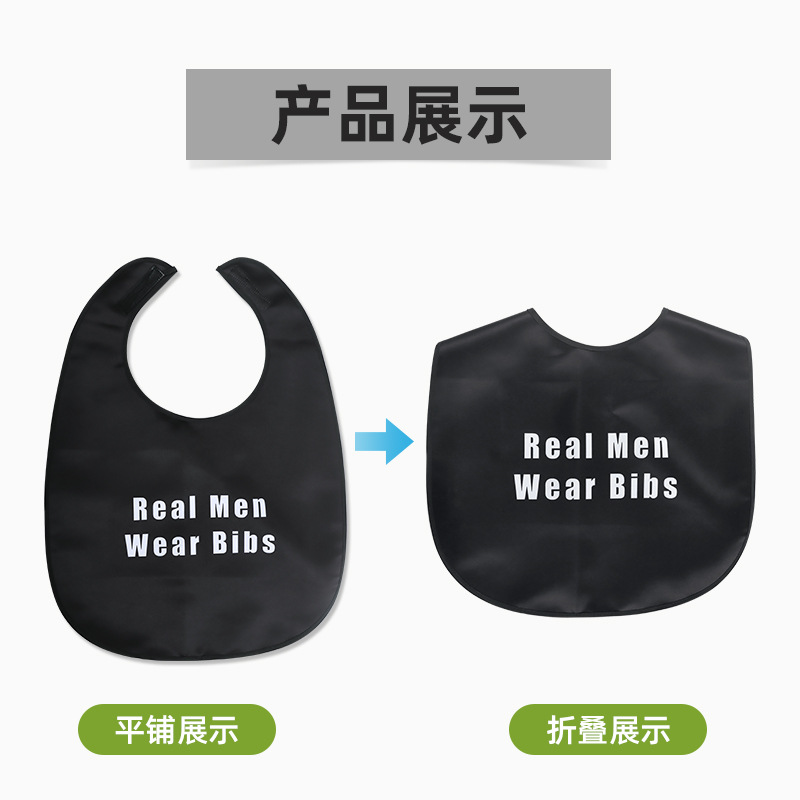 Babero para Adultos y Ancianos, Poliéster, Impermeable, Anti-Manchas, para Adultos y Ancianos