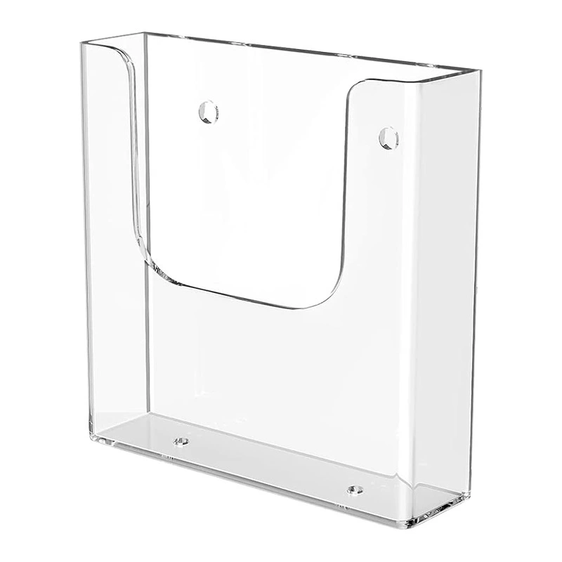 Аcrylic information rack storage box A4 file rack transparent wall hanging brochure rack a5 flyer display rack
