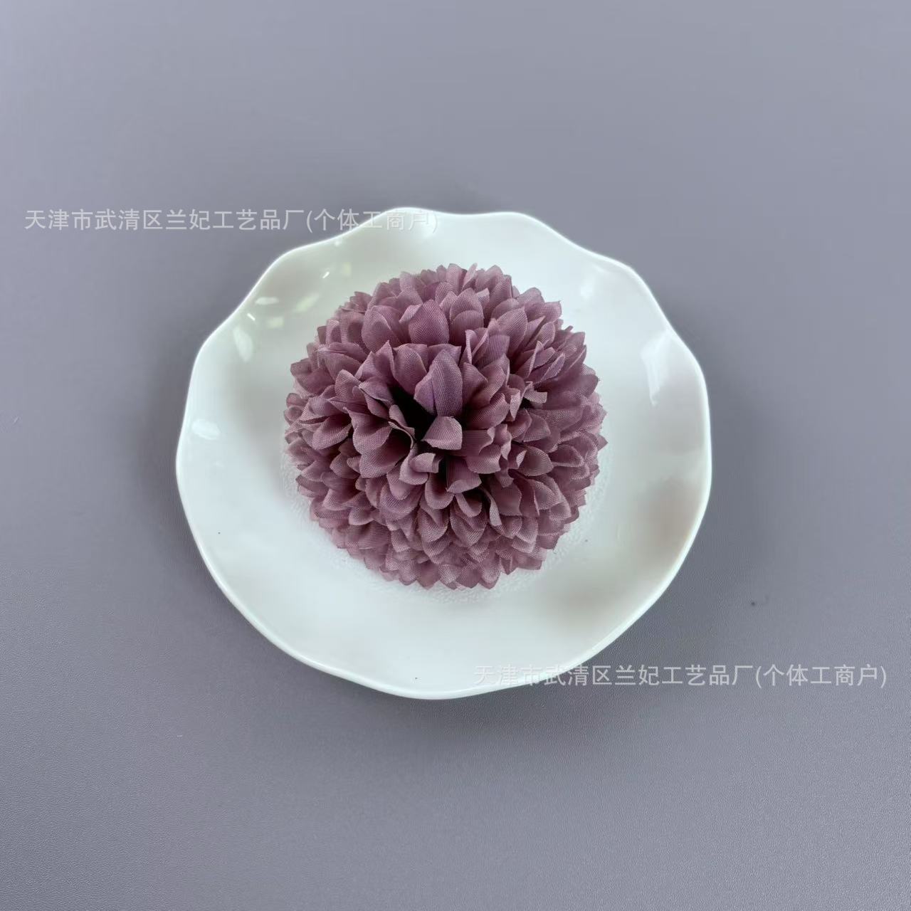 Simulación bola grande cabeza de crisantemo diámetro 10cm ping pong cabeza de crisantemo ramillete de bricolaje tocado baile muñeca flor horquilla