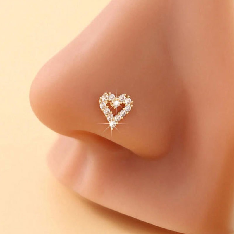 Exquisite Zircon Nose Stud With Multi Element Copper Micro Inlay_voghion.com
