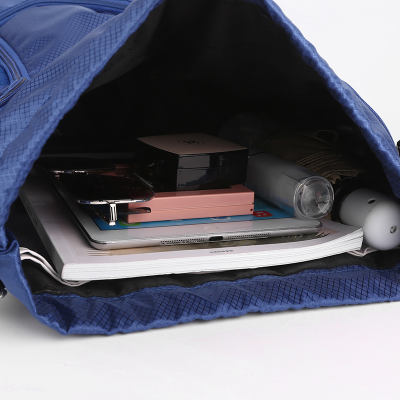 En stock bolsa de cordón de baloncesto al aire libre bolsa de lazo mochila de viaje para hombres y mujeres bolsa de baloncesto deportivo ligero