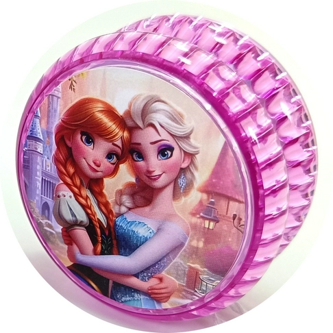 6BVQ вращающийся двойной светильник-йо-ледяной снег Belle йо-йо Kulomi игрушка детский подарок лед фиолетовый