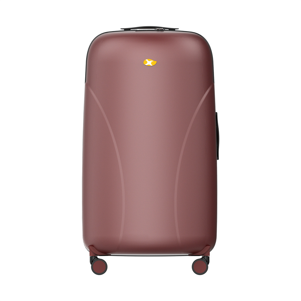 Vali nhựa ABS 20 inch chịu mài mòn, dây kéo, dung tích lớn, bánh xe đa năng — Màu trắng