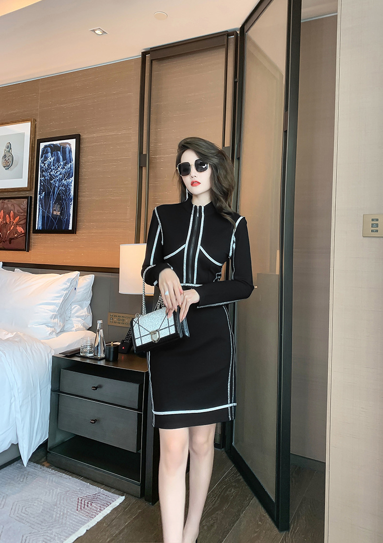 C1719 1090K VÁY ĐẦM LIỀN THÂN NỮ CHOTDNG DÁNG ÔM BODY GỢI CẢM SEXY MÙA XUÂN THU ĐÔNG THỜI TRANG NỮ G03 SẢN PHẨM MỚI