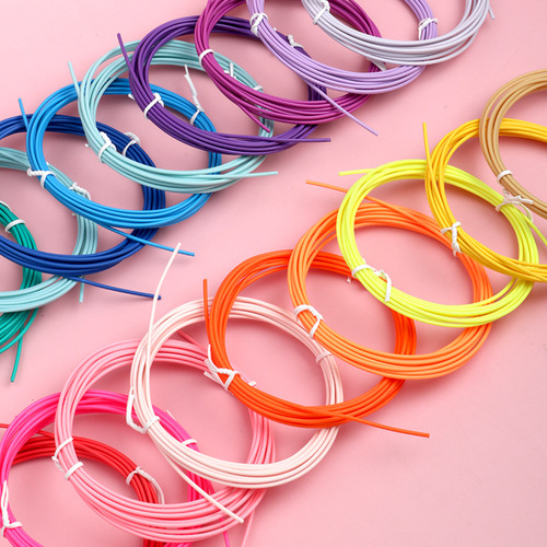 Multicolor 3D printing pen consumables low-temperature PCL filament 1.75mm 3D drawing pen material 3m 5m wholesale