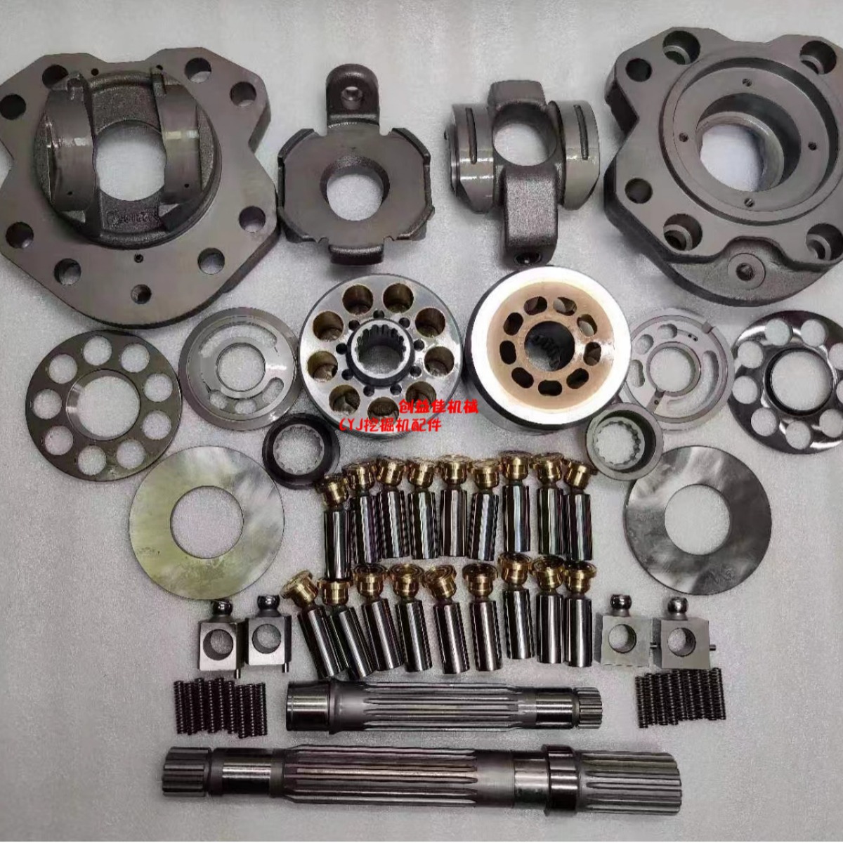 Excavator accessories K3V112 hydraulic pump parts pump liner flat plunger nine-hole copper head swing assembly Kawasaki