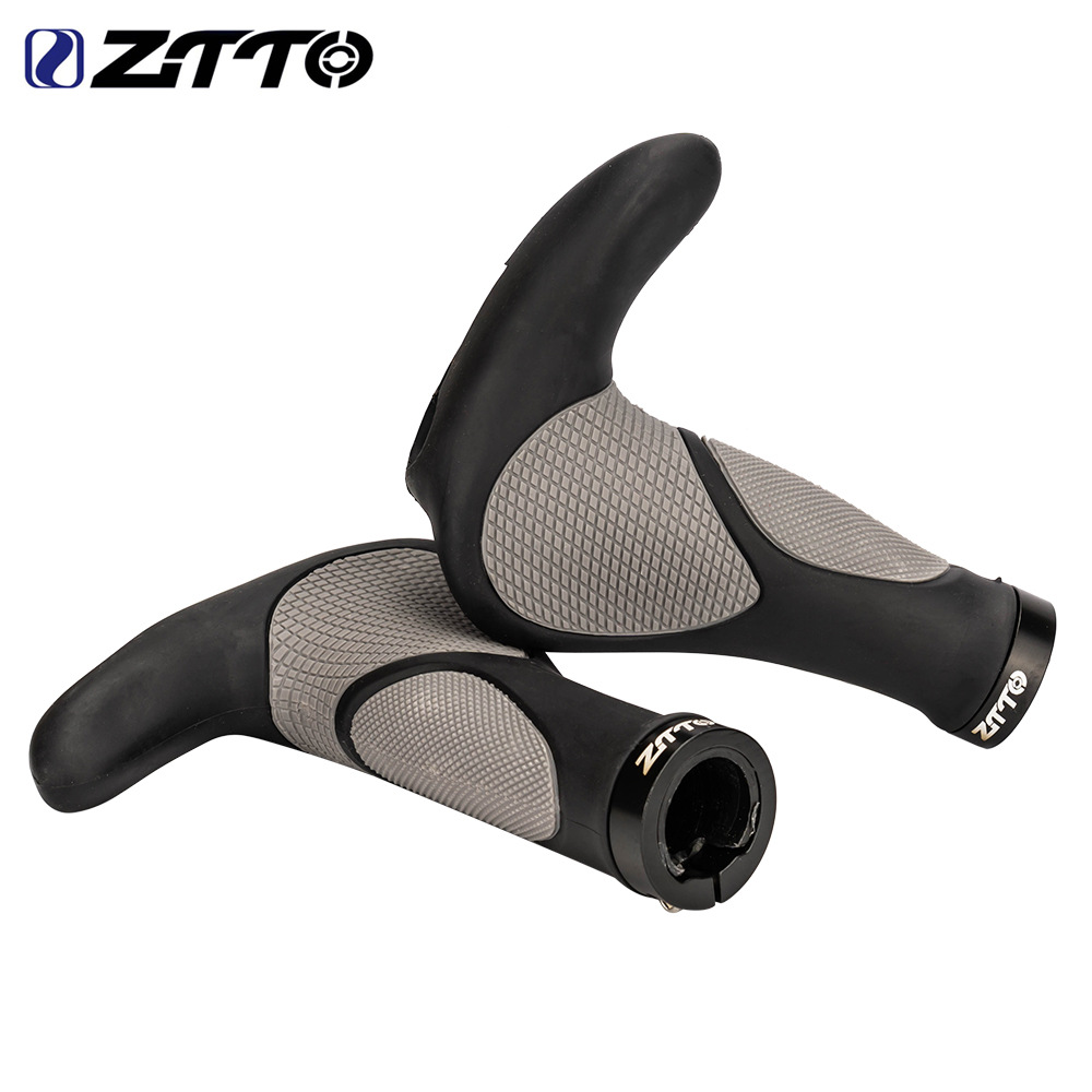 ZTTO Bicicleta de montaña Cubierta de manija de cuerno de goma Bicicleta de montaña Cubierta de bicicleta Cubierta auxiliar de coche con llave Accesorios de conducción