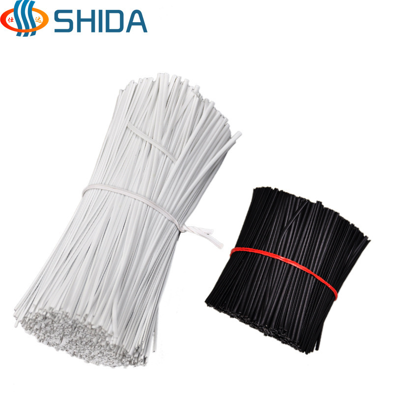 Shida PE Environmental Protection Tie Wire Adhesive-coated Wire Tie Wire Tie Wire Iron Core Tie Wire 6-30cm