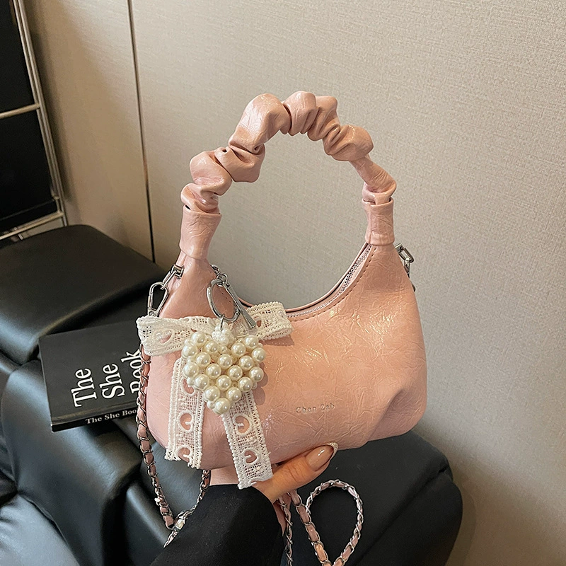 Small small bag, summer universal handheld shoulder bag, chain bag