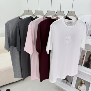 ���_�� MIU�ҿ��� 26SS��ĸLOGO�N���̽�T������ �@�װٴ�A�Itee