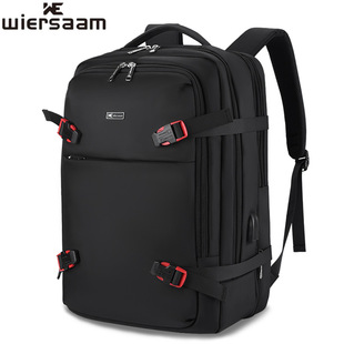Cross-Border Business Travel Backpack Men's Trendy Computer Bag Multi-Functional Expandable Waterproof Backpack Air Cushion Carrying