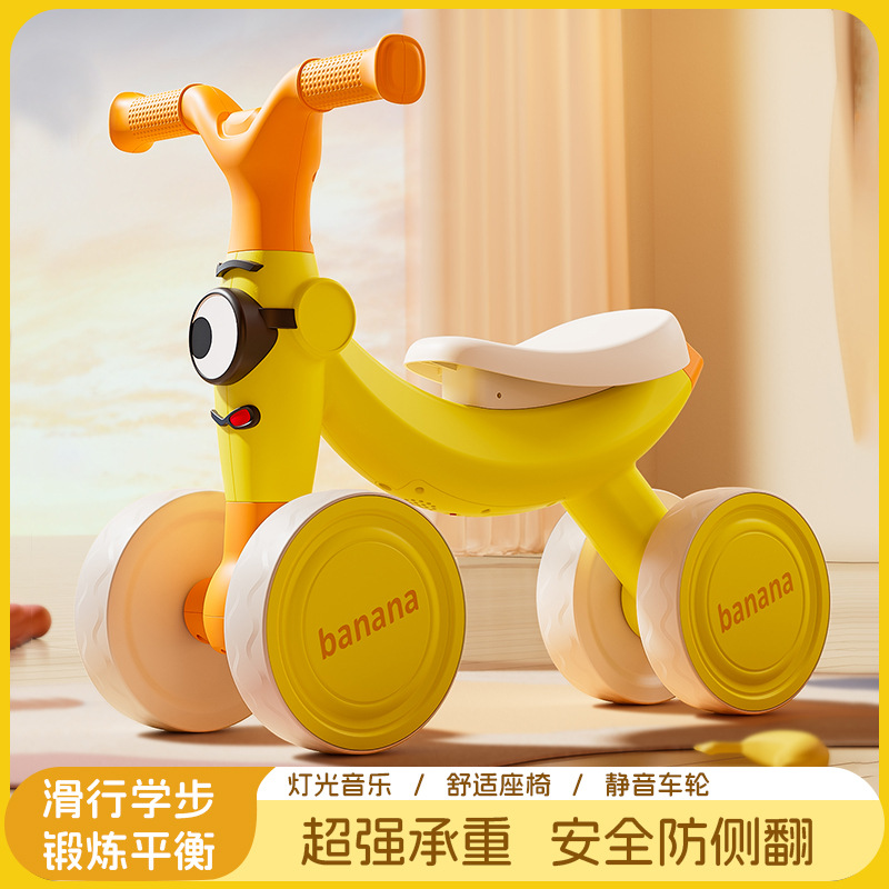Nuevo fabricante de bicicletas de equilibrio para niños 1-3 años Baozi patinaje sobre ruedas patinaje sobre ruedas coche de deslizamiento para bebés coche de deslizamiento para niños