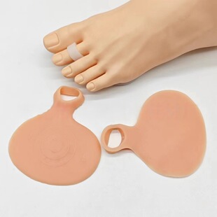 Apple Forefoot Pad Silicone Half-Size Pad Threaded Oval Soft Medical Sebs Massage Shock-Absorbing Forefoot Half Pad