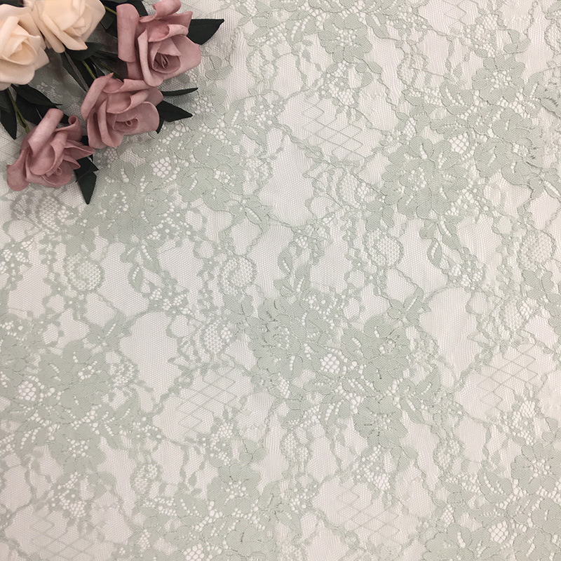 Nuevo punto completo Jacquard tela de encaje hueco poliéster amortiguado cortinas textiles para ropa de vestir