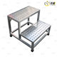 Factory Hot Push Storage Workshop Shangchao Aluminum Alloy Mobile Climbing Step Ladder Various Specifications Aluminum Climbing Treadmill