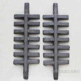 采暖炉锅炉用配件铸铁耐高温炉条炉齿炉篦子煤炉加厚生铁炉桥炉底