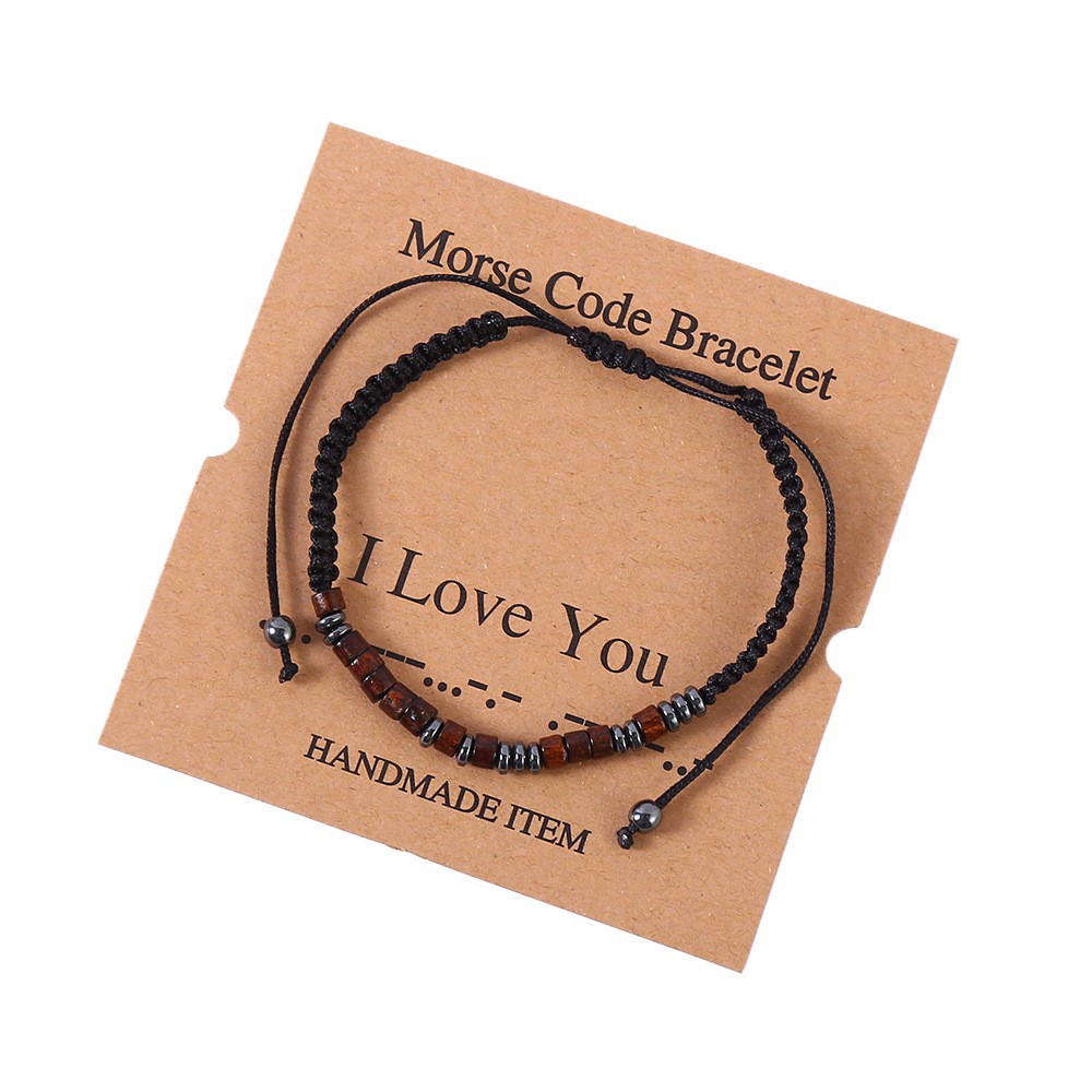 15g Weight Iron Stone Pendant Material Drawstring Bracelets Classification rope Chain Material 1 Piece Quantity Holiday, Daily Occasion rope, Iron Stone Material Geometric Pattern Unisex Gender Beaded, Braid Design Classic Style Style Classic Style Geometric Rope Iron Stone Wholesale Drawstring Bracelets 13