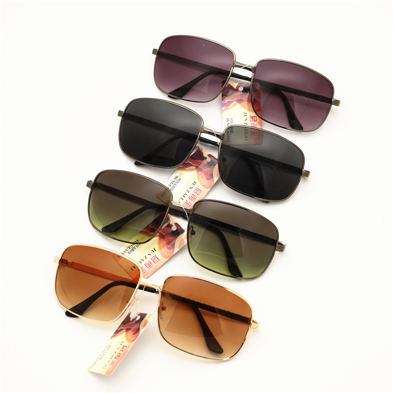 Single beam box sunglasses men's new metal frame sunglasses running Jianghu products box riding driving Single beam box sunglasses men's new metal frame sunglasses running Jianghu products box riding driving