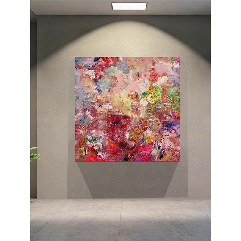 Modern Minimalist Decorative Painting Dopamine Color Abstract Texture Abstract Art High-End Entrance Hall Hanging Painting Modern Minimalist Decorative Painting Dopamine Color Abstract Texture Abstract Art High-End Entrance Hall Hanging Painting