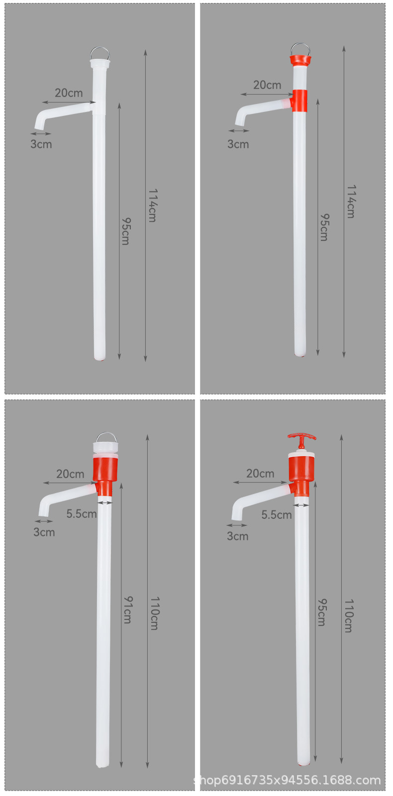 Oil Pump Manual Special Oil Pump Plastic Hand-Pulled Oil Pump Diesel Engine Oil Barrel Oil Pump Pipe Oil Suction Device