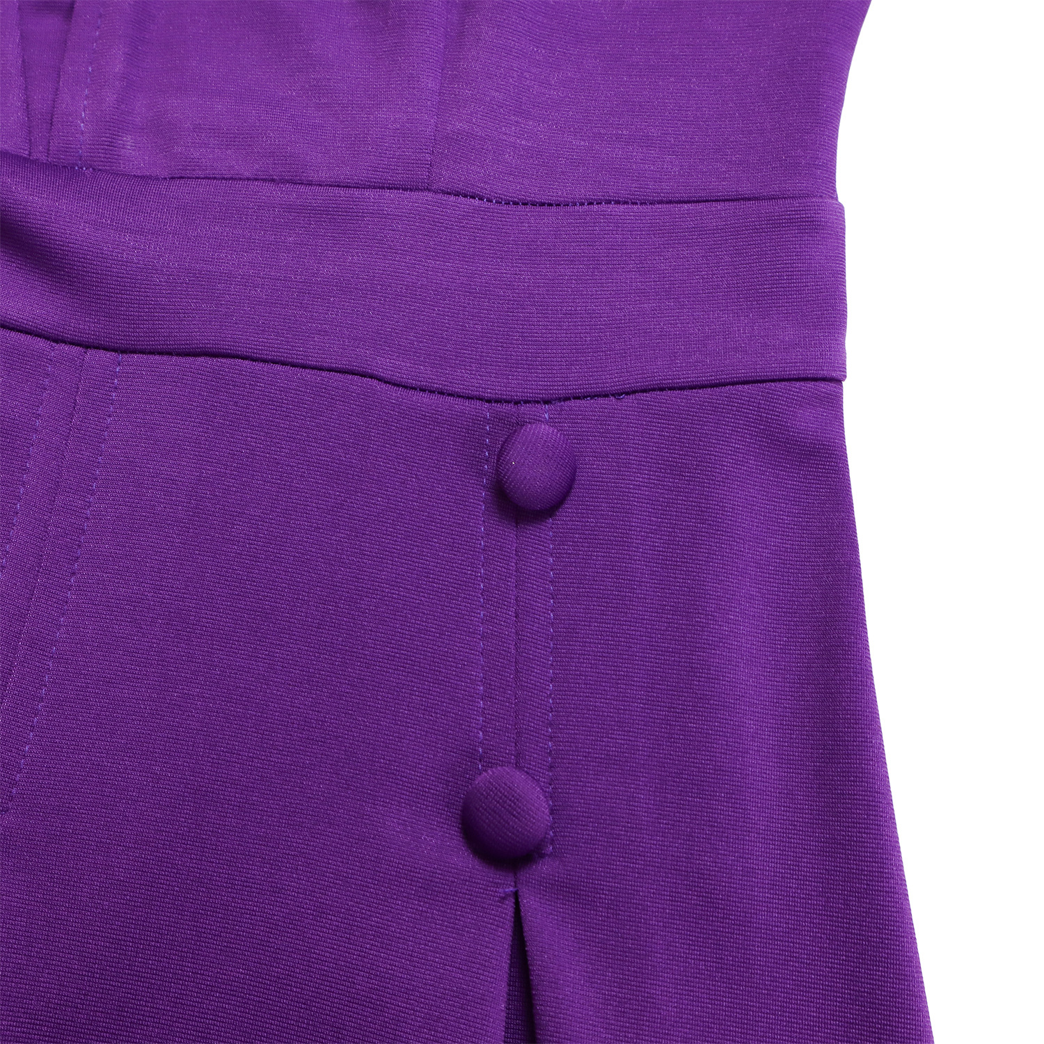 Wholesale Women's Elegant Style Temperament Commuter Belt Solid Color Daily Round Neck Pullovers Half Sleeve A- Line Skirt display picture 39