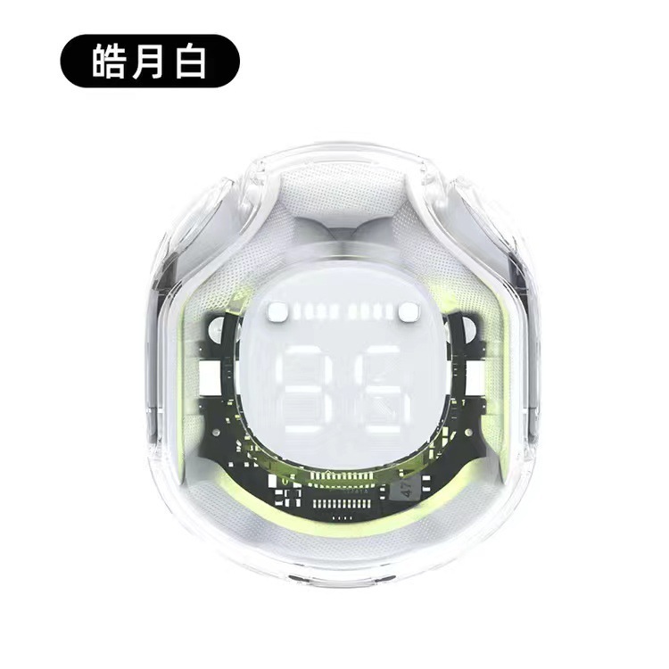 ソースファクトリー XT17 小型クリスタルカラーデジタルディスプレイ Bluetooth ヘッドセットインイヤー ENC 完全ワイヤレスヘッドセットノイズリダクション透明シェル|undefined