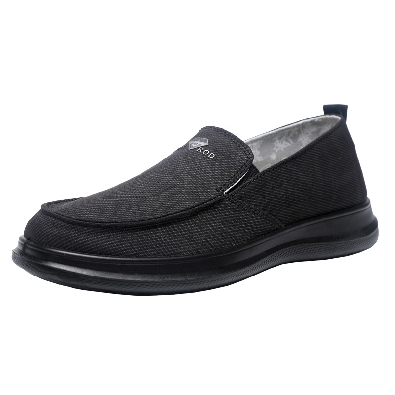 Zapatos de hombre primavera nuevos zapatos casuales cómodos de un pie zapatos de lona transpirables de suela suave zapatos de papá al por mayor