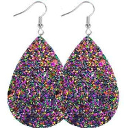 Clásico de doble cara brillo luz lágrima gota pendientes transfronterizo suministro estable Amazon AliExpress