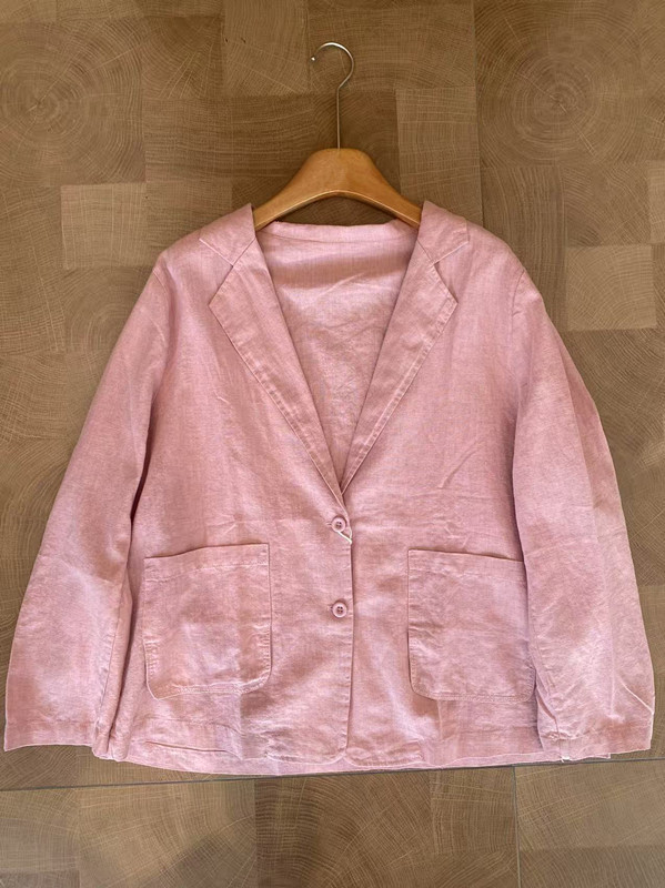 Retro Artistic Cotton-linen Blazer, New Autumn Japanese Style, Loose Casual Slim-fit Versatile Niche Women's Suit Jacket_ecoleips.com