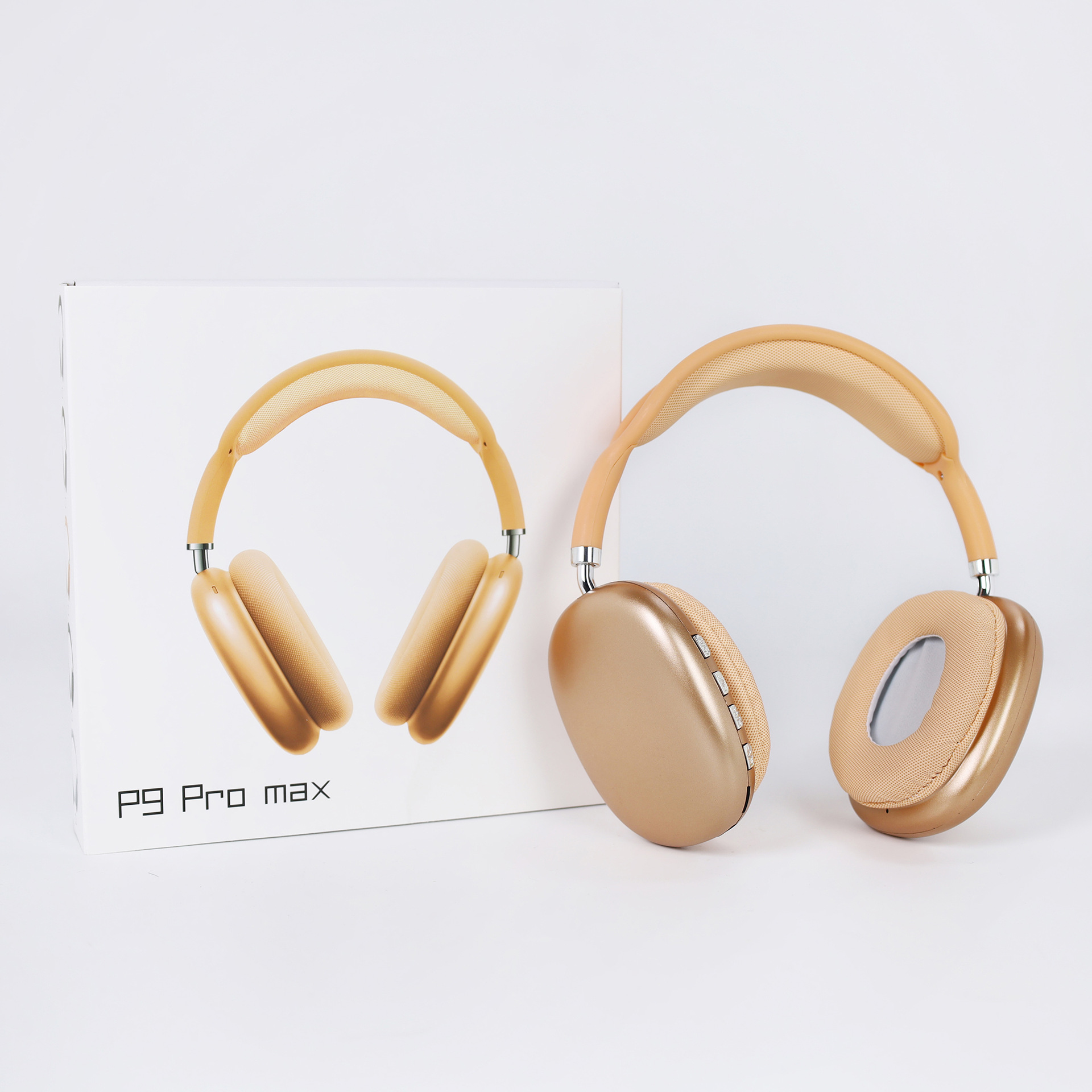 Auriculares inalámbricos supraaurales Huaqiangbei - Nuevo modelo transfronterizo, con Bluetooth y micrófono, en stock de fábrica, cómodos para uso prolongado, batería de larga duración