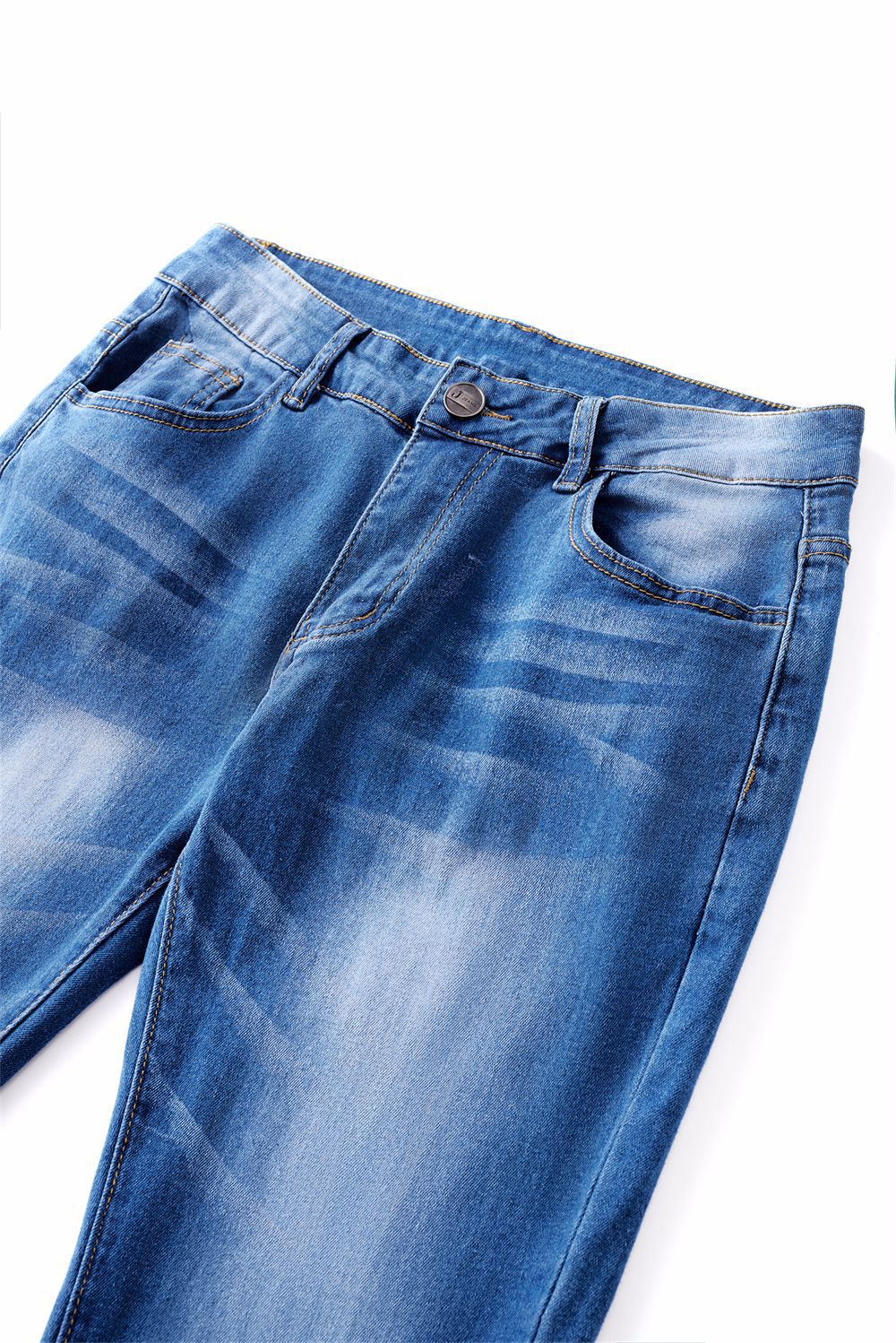 ChicShe Cross-Border Europea Ad North America Skiy Stretch Tassel Flared Wome's Trousers Log Pats Solid Color Jeas_voghion.com