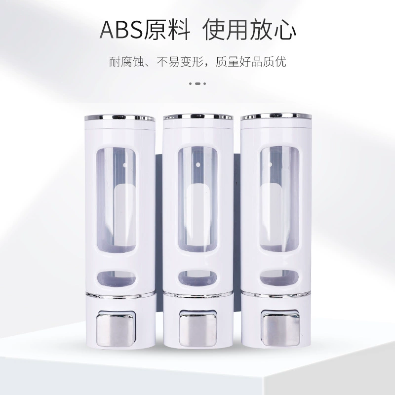 3 Hand Manual Plastic Soap, Kitchen Hotel ABS Handwashing Box Wall Guning Speed Machine Wholesale