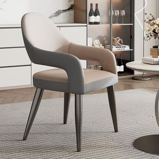 Italian Light Luxury Dining Chair Home Dining Table Chair 2025 New Restaurant Hotel High-End Master Chair Backrest Stool