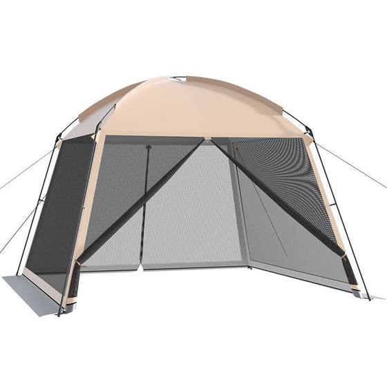 Outdoor Mosquito Net Tent Canopy Integrated Sunshade Rainproof Sun Protection Pavilion Camping Mosquito Net