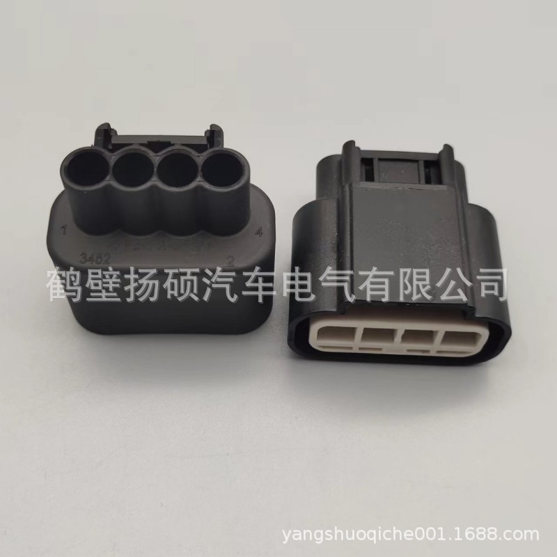 国产180208415 黑色4孔护套汽车线束连接器接插件