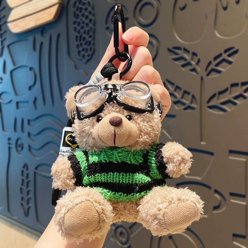 Настоящая Cartoon-ойл? (непонятно) Genuine cartoon oil, keychain, creative doll, cute pendant, with little bears, Birthday gift, wholesale
