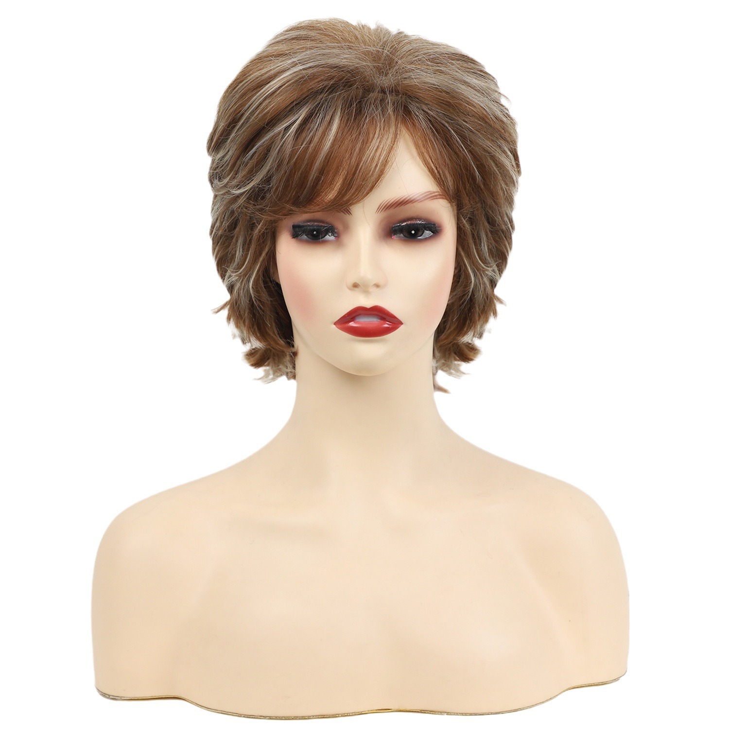 Fluffy short hair chemical fiber wig a generation