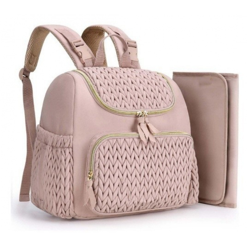 Spot nuevo bolso de mamá transfronterizo multifuncional bolso de mamá de moda materna e infantil mochila bolso de cochecito de bebé
