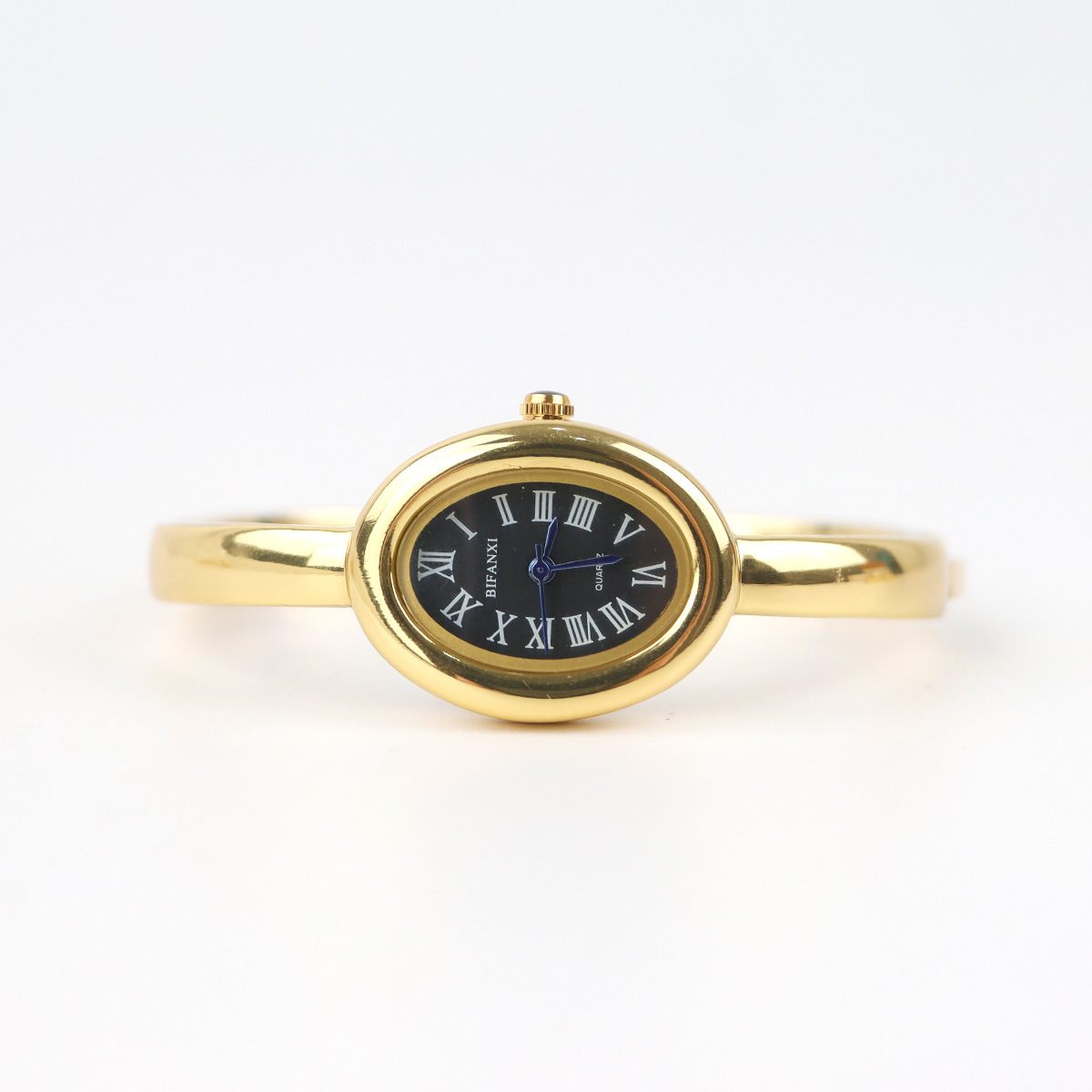 Golden black watch, dial