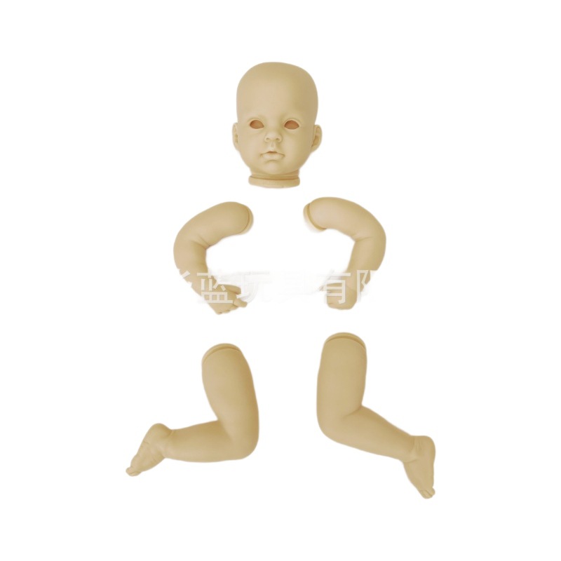 DIY 천 바디 화이트 배아 재생 인형 금형 재탄생 인형 키트 전체 비닐 사지
