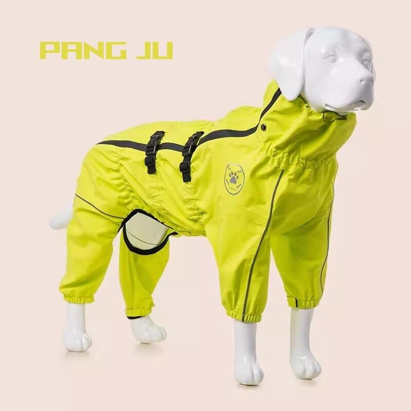 Dog Raincoat, Waterproof Full-Body Jacket for Four-Legged Dogs, Suitable for Border Collies, Golden Retrievers, Large Dogs, Waterproof Ski Clothing, Rain Poncho for Pets Dog Raincoat, Waterproof Full-Body Jacket for Four-Legged Dogs, Suitable for Border Collies, Golden Retrievers, Large Dogs, Waterproof Ski Clothing, Rain Poncho for Pets
