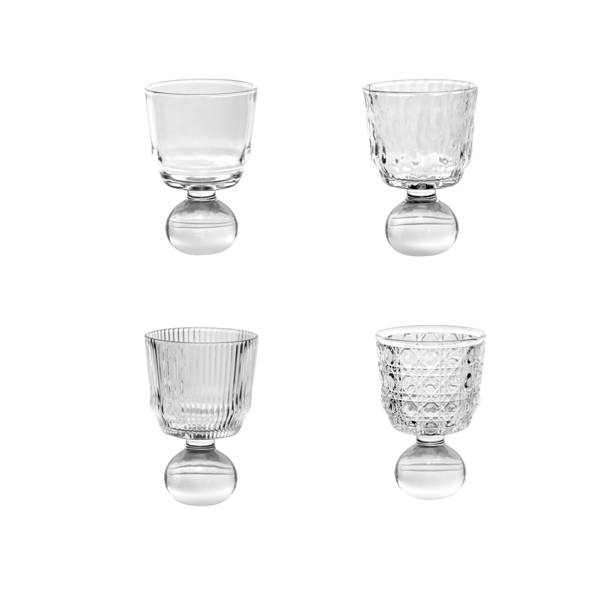 Inswind High Value High Pies Mini Glass Creatively Medieval Whiskey Taza de vino taza de vino taza de jugo
