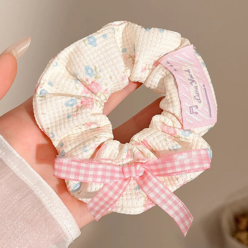 Anillo de cabello perezoso coreano cuerda de cabeza intestino grande niñas de alto nivel de la sensación de cabello de alta elasticidad correa de cabello de cabello super grande